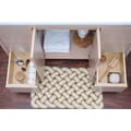 Hanleigh 48 in. Vanity with Slab Doors in Washed Maple